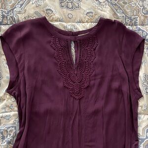 Daniel Rainn Deep Purple Silky like Fabric